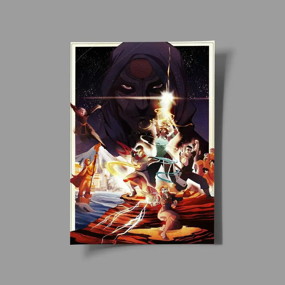 1pc Avatar The Last Airbender Poster Print For Bedroom Living Room Home Decor Painting Wall Art HD Picture Mural