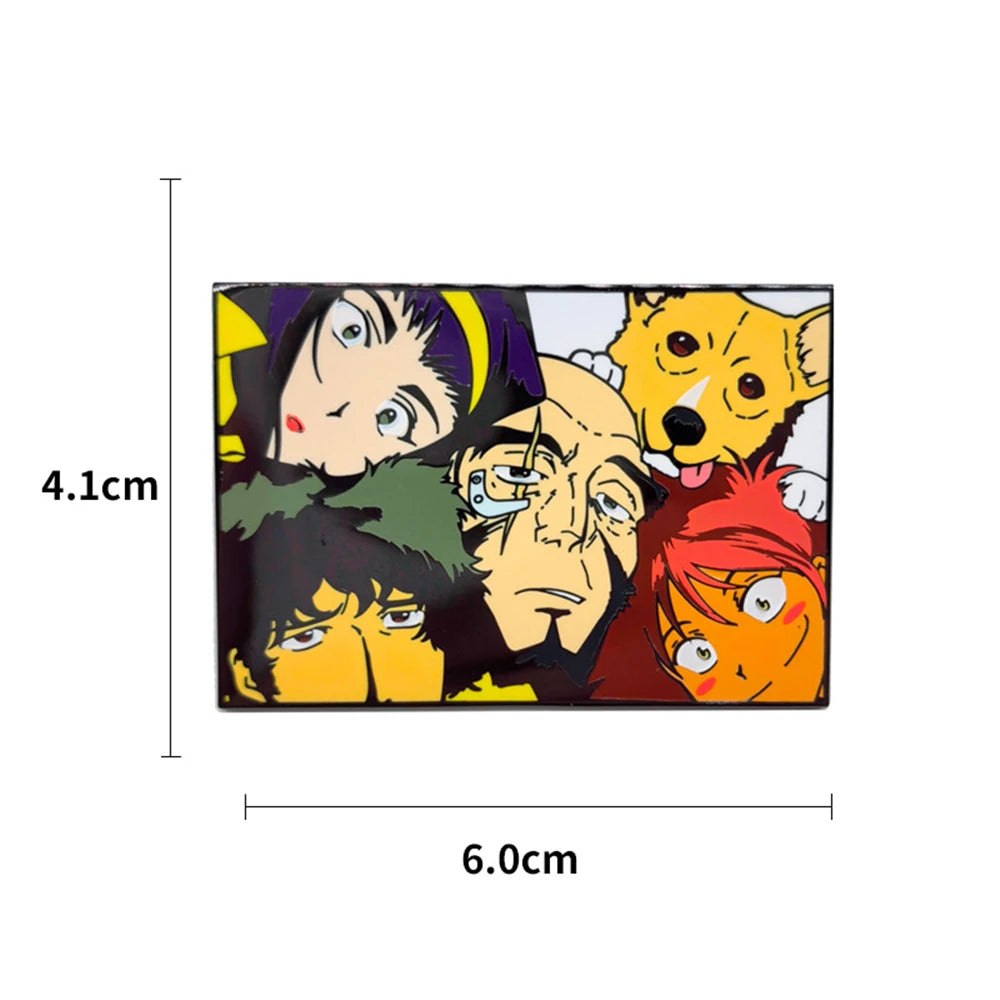 Anime Cowboy Bebop Cosplay Costume Badge Pin Accessories Backpack Pendant Metal Prop Brooch