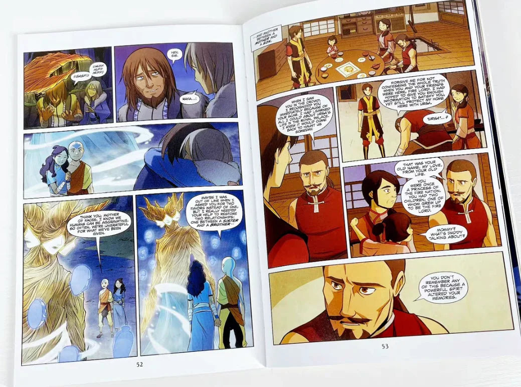 Avatar the Last Airbender Seasons 1/2 English Picture Book Set - Action Comedy Fantasy American Comics 3 Book Collection