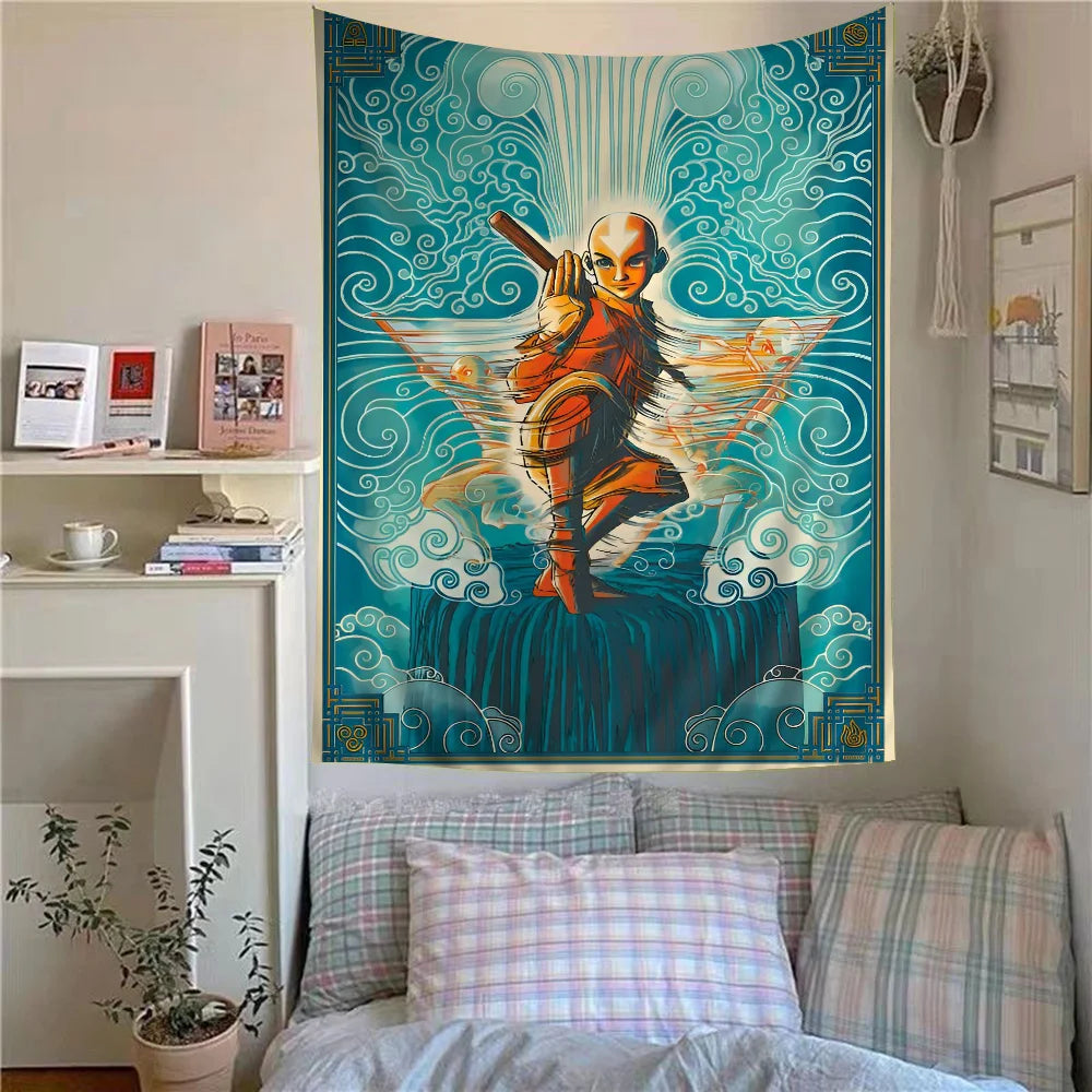 Avatar the Last Airbender DIY Wall Tapestry Hippie Flower Wall Carpets Dorm Decor Wall Art Decor
