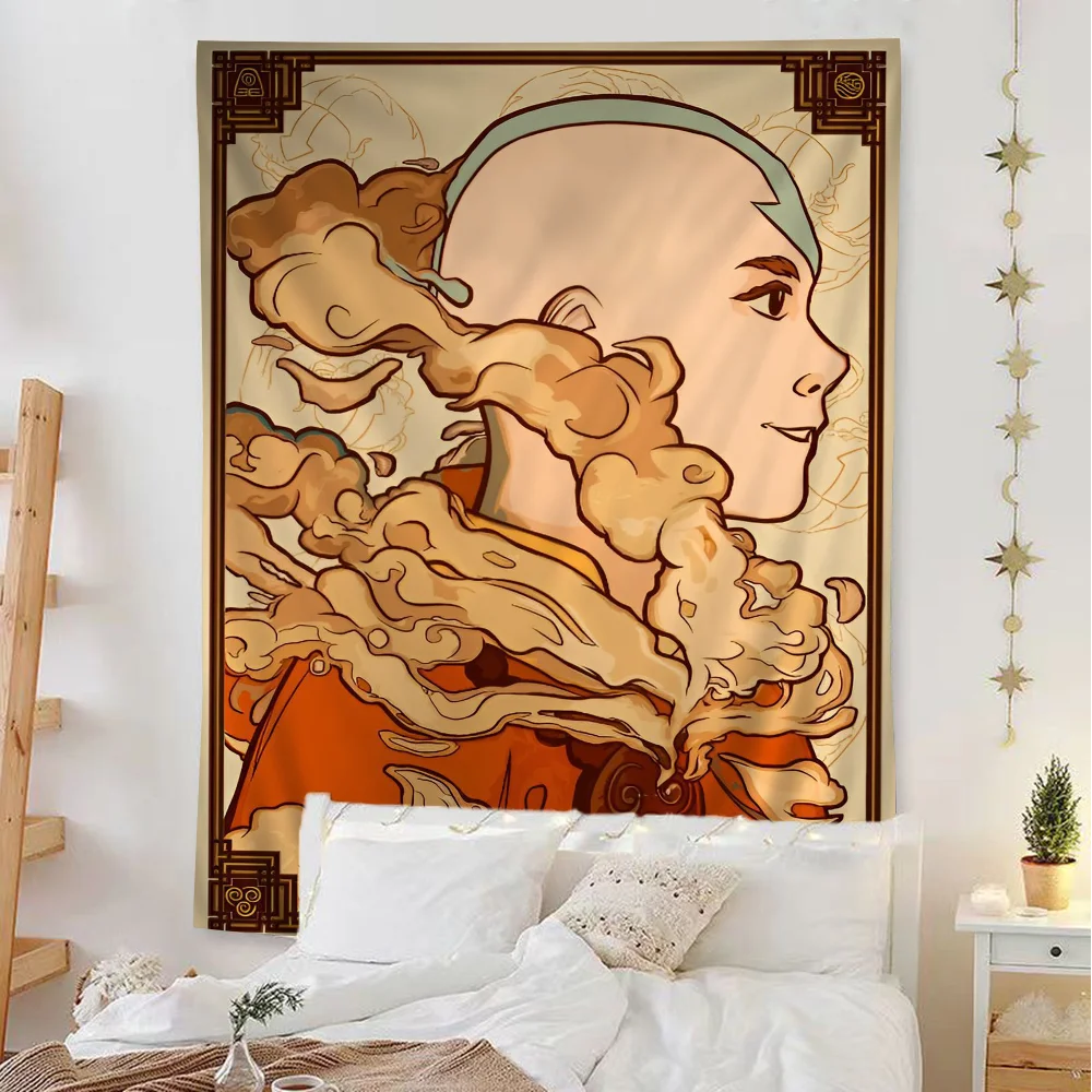 Avatar the Last Airbender DIY Wall Tapestry Hippie Flower Wall Carpets Dorm Decor Wall Art Decor