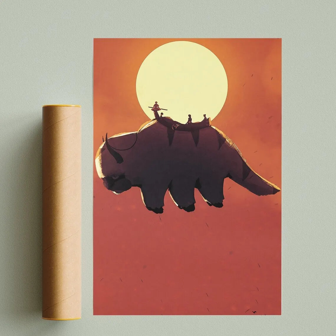 Avatar The Last Airbender Poster Aang Zuko Katara Toph HD Canvas Print Wall Art Home Decor