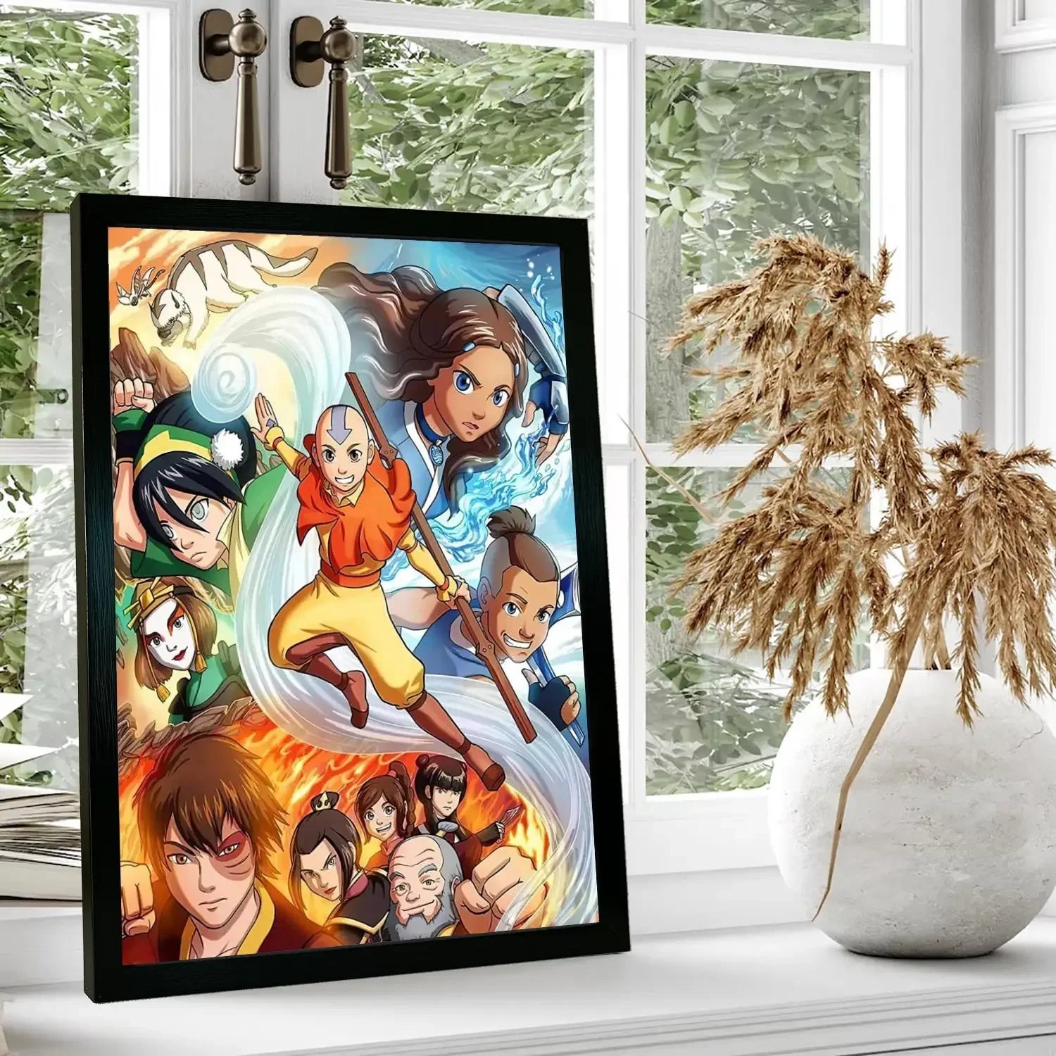 Avatar The Last Airbender Canvas Art Poster Modern Wall Decor for Family Bedroom Stylish Home Painting Print