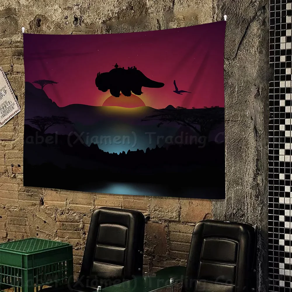 Avatar The Last Airbender Retro Flags Multiple Choice Living Studio Booth Interior Decoration Banner