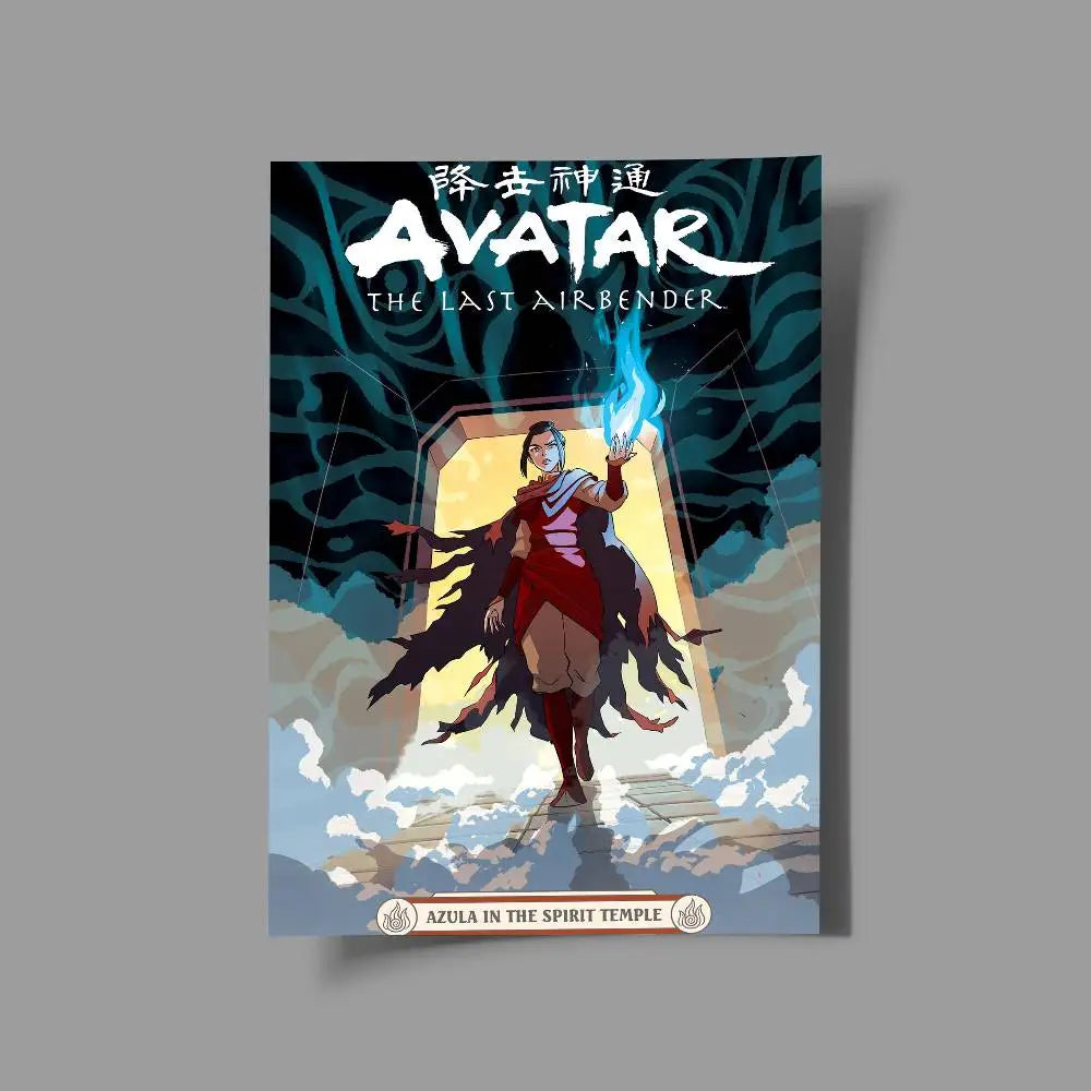 1pc Avatar The Last Airbender Poster Print For Bedroom Living Room Home Decor Painting Wall Art HD Picture Mural