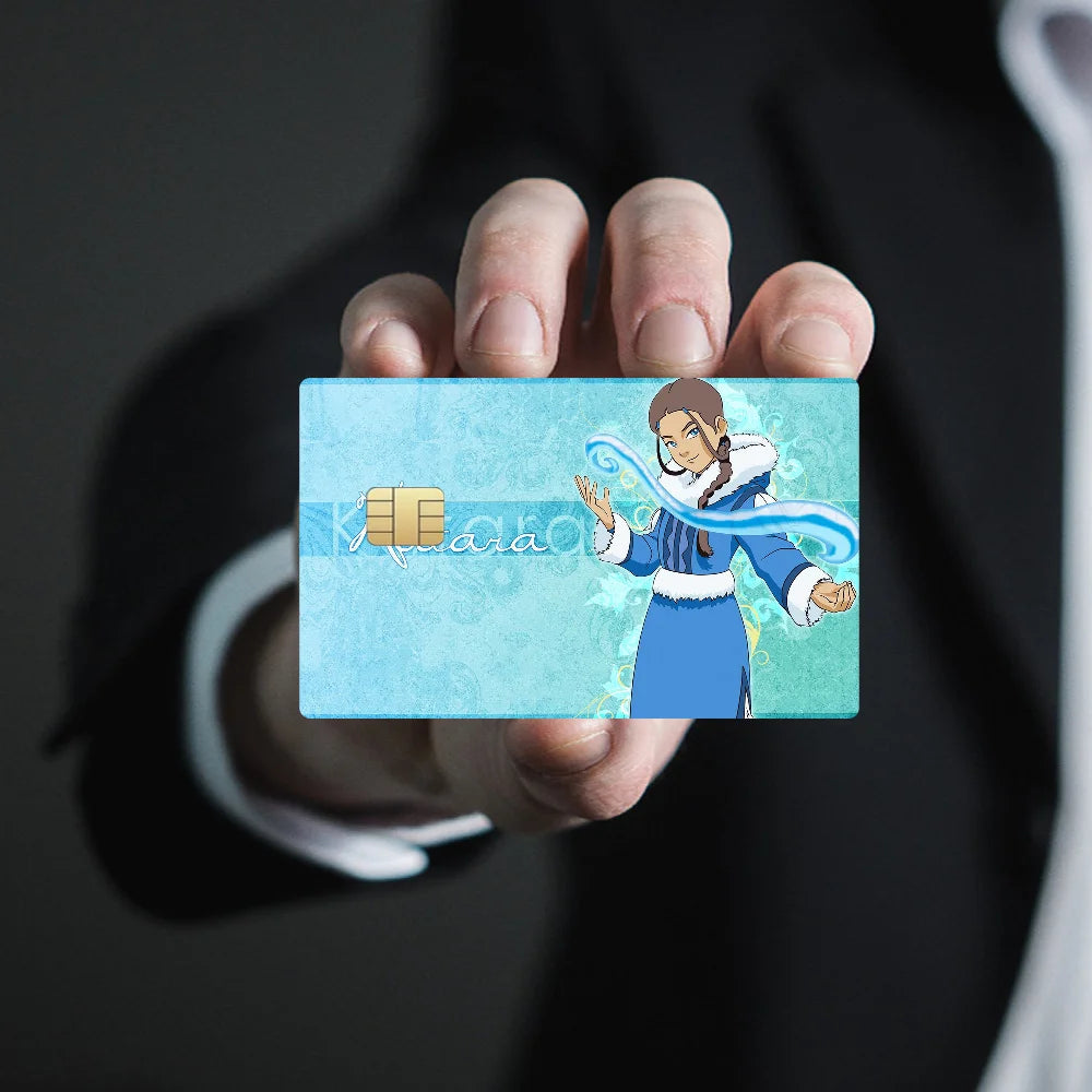 A-Avatar The L-Last A-AirbenderGame Film Cover Sticker Case For Small Chip Credit Debit Card Front Side