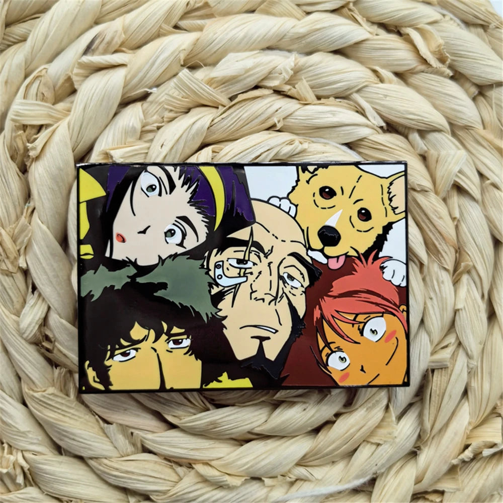 Anime Cowboy Bebop Cosplay Costume Badge Pin Accessories Backpack Pendant Metal Prop Brooch