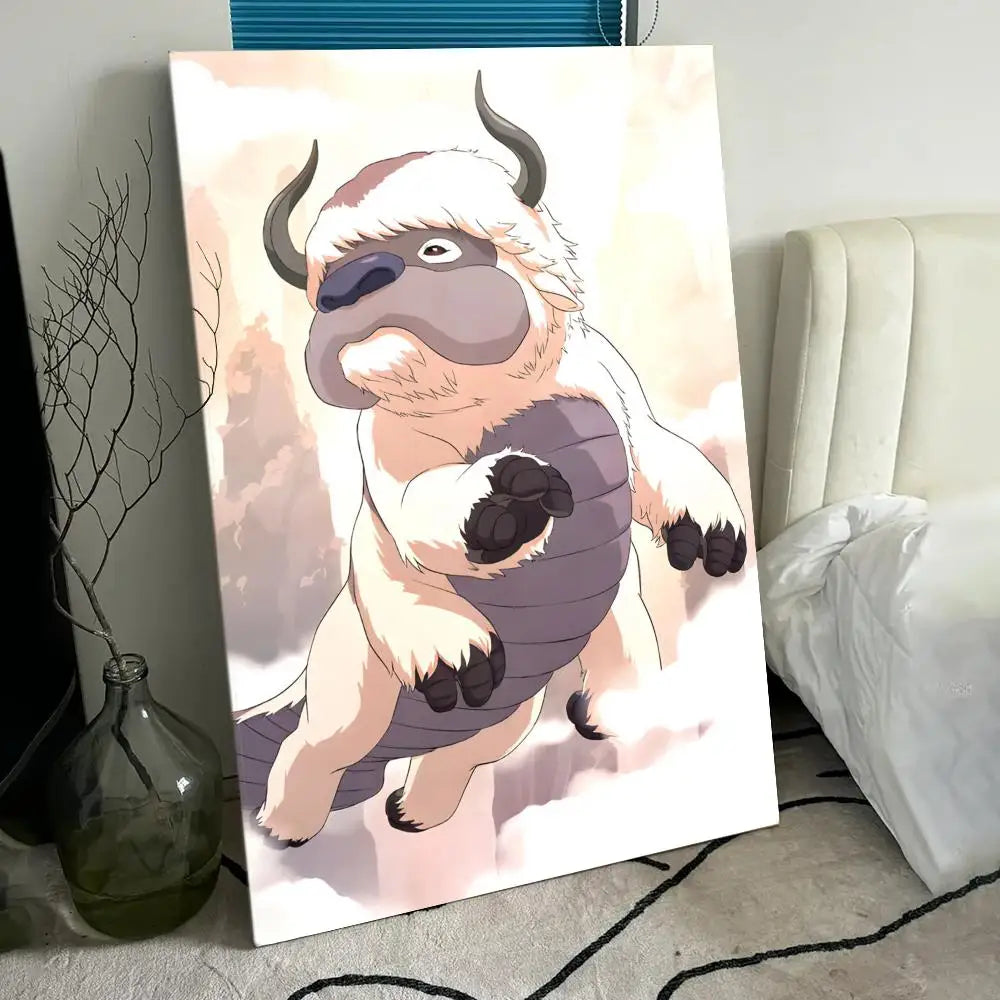 A-A-Avatar The Last Airbender Poster HD Anime Hot Theme Singer/OST/Movie-Waterproof Self-Stick Home Decor
