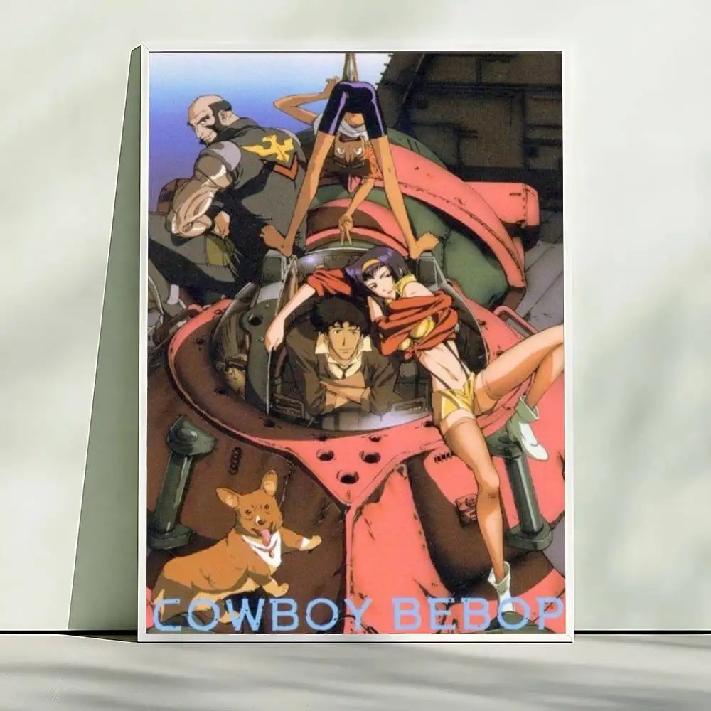 Hot Japan Anime Cowboy Bebop Poster HD Quality Wall Art Retro Posters For Home Room Wall Decor Kawaii Room Decor