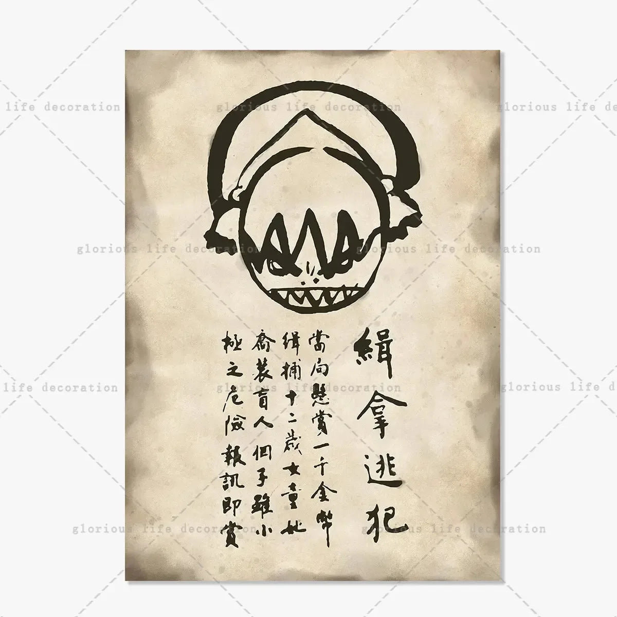 Avatar The Last Airbender Poster Retro Cartoon Anime Canvas Painting Wall Picture Art Wanted Prints Living Room Home Decor