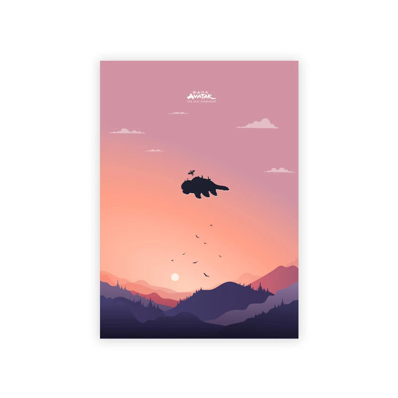 Avatar The Last Airbender Poster Avatar Wall Art Canvas Painting Minimalist Art Poster Wall Picture Living Room Bedroom Decor