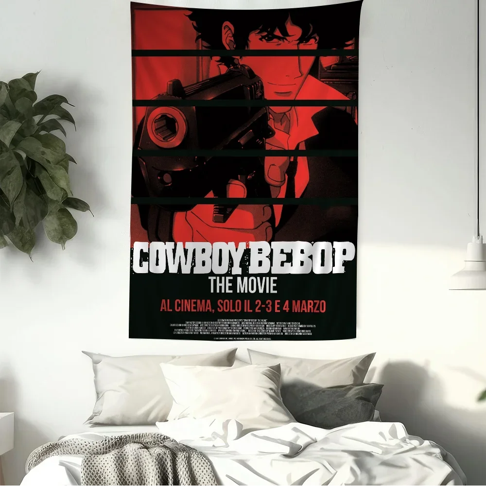 C-Cowboy Bebop Cartoon Tapestry Wall Hanging Decoration Household Home Decor