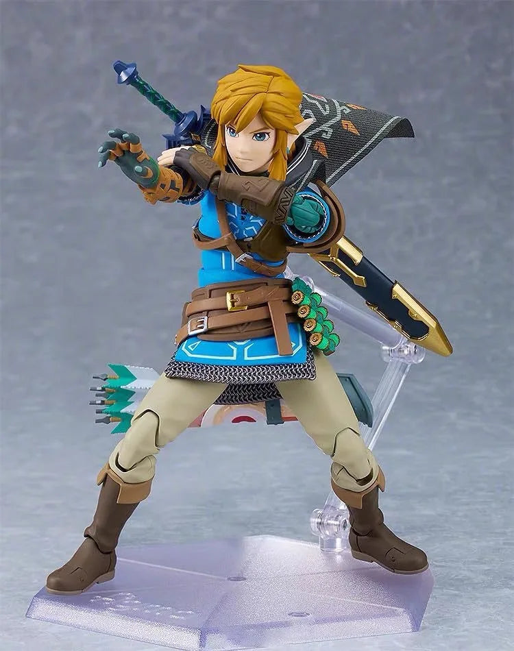 2025 new In Stock Figma626 Link The Legend Of Zelda: Tears Of The Kingdom Wild Breath Mobile Handheld Model Anime Toy