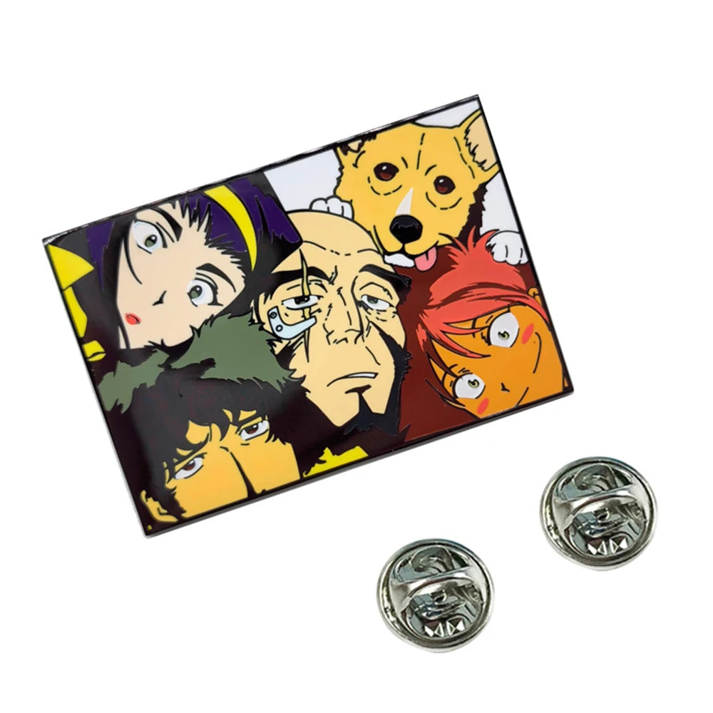 Anime Cowboy Bebop Cosplay Costume Badge Pin Accessories Backpack Pendant Metal Prop Brooch