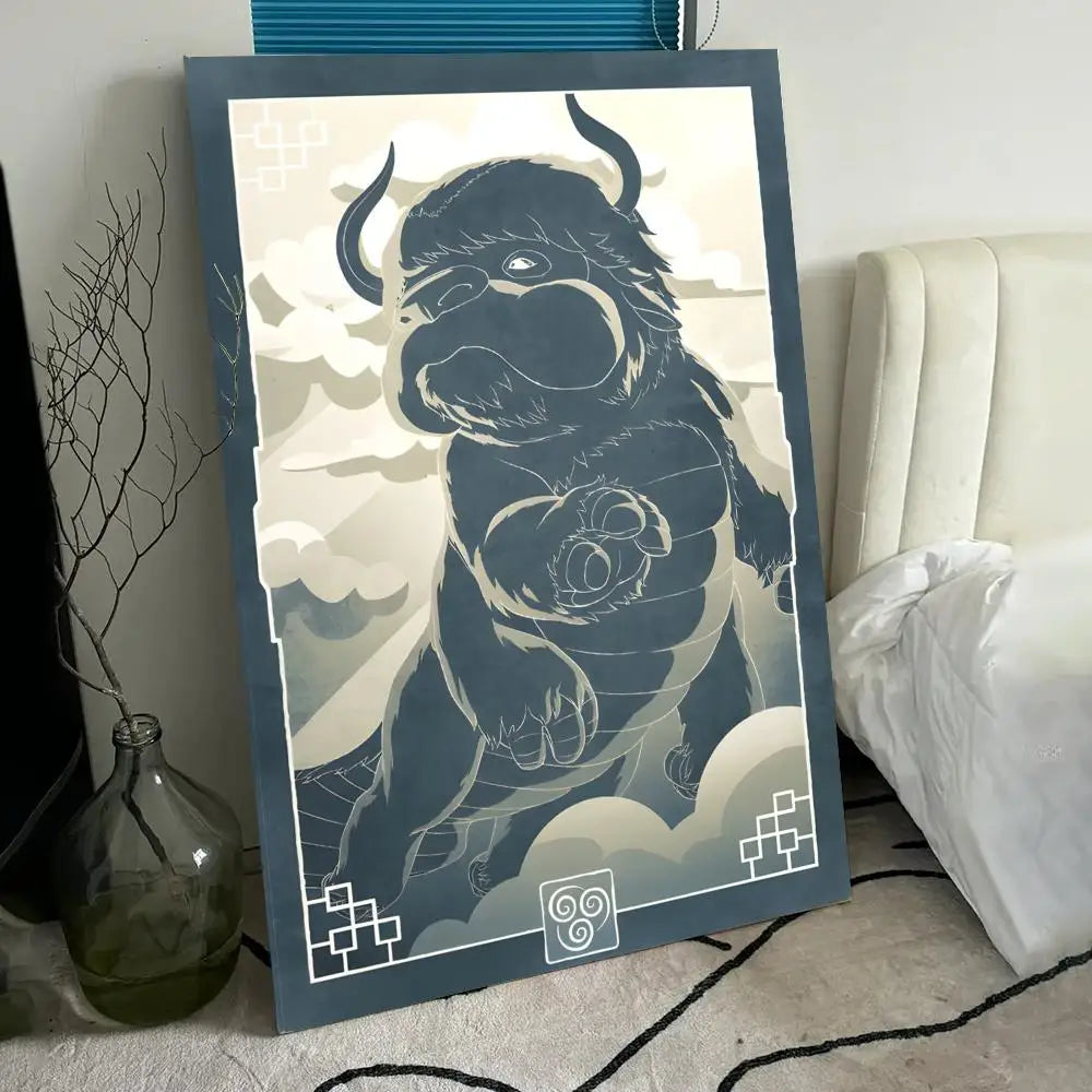 A-A-Avatar The Last Airbender Poster HD Anime Hot Theme Singer/OST/Movie-Waterproof Self-Stick Home Decor
