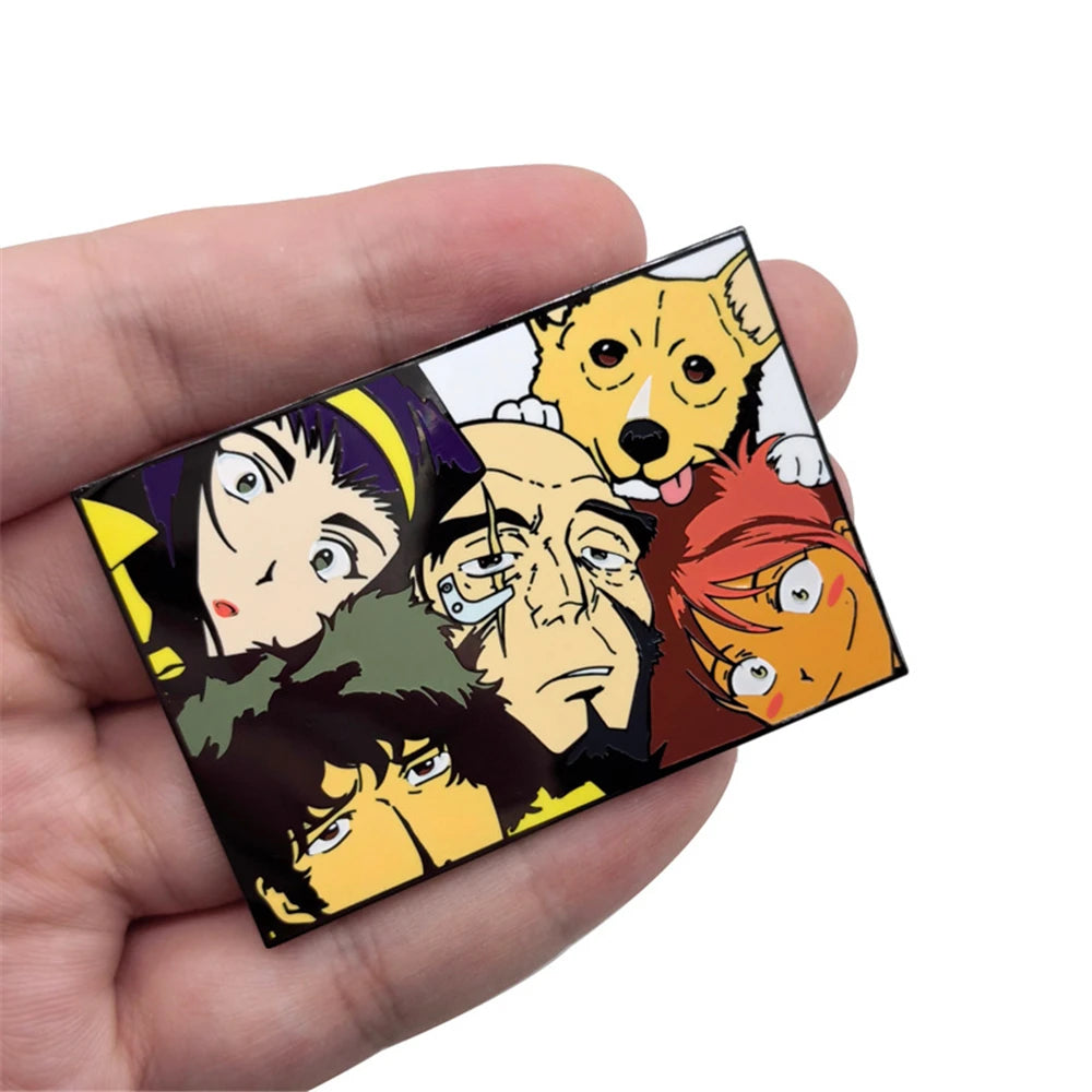 Anime Cowboy Bebop Cosplay Costume Badge Pin Accessories Backpack Pendant Metal Prop Brooch