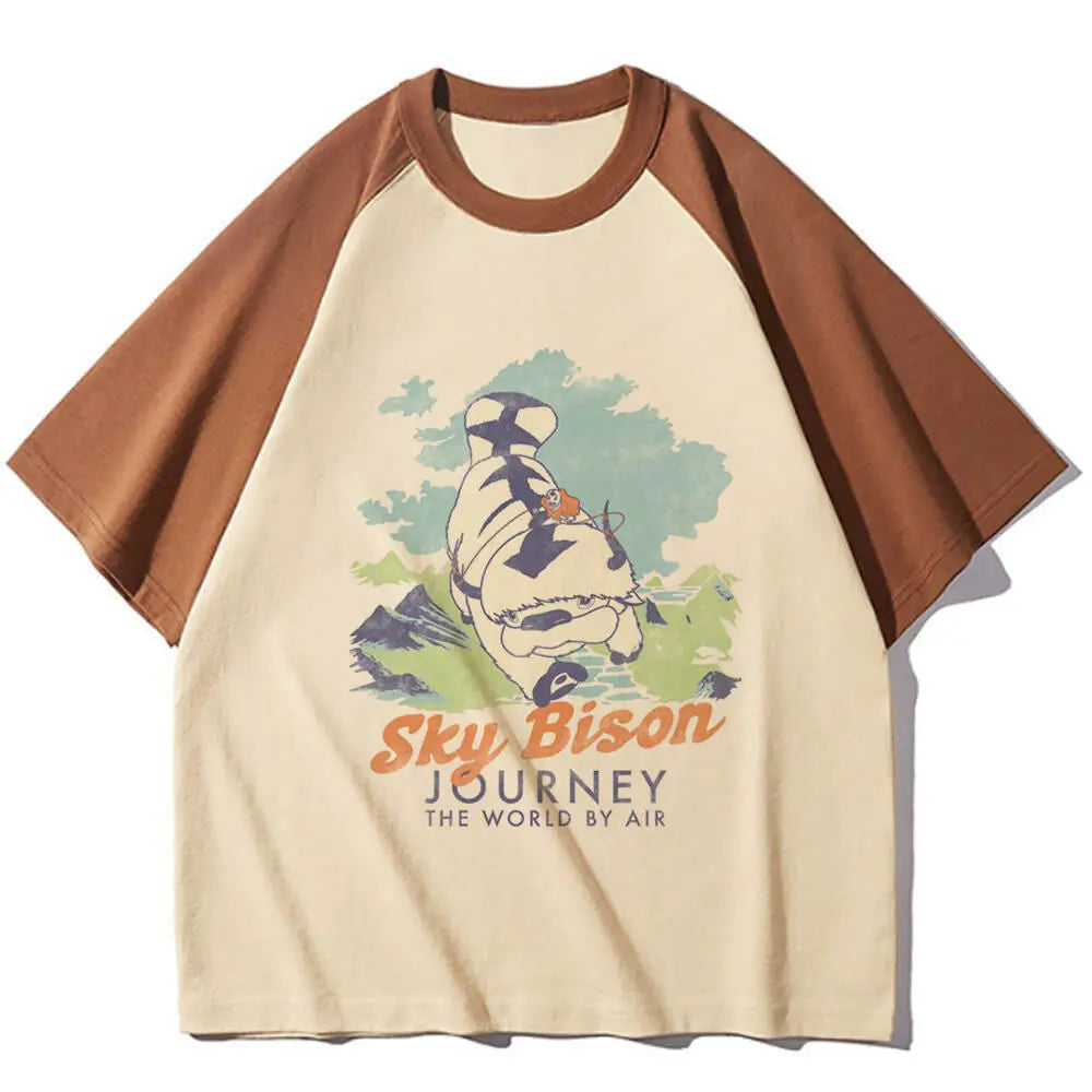 Avatar the Last Airbender teen harajuku  korean clothes anime Pop Culture 2000s women t-shirt Retro hip hop Graphic 2000s