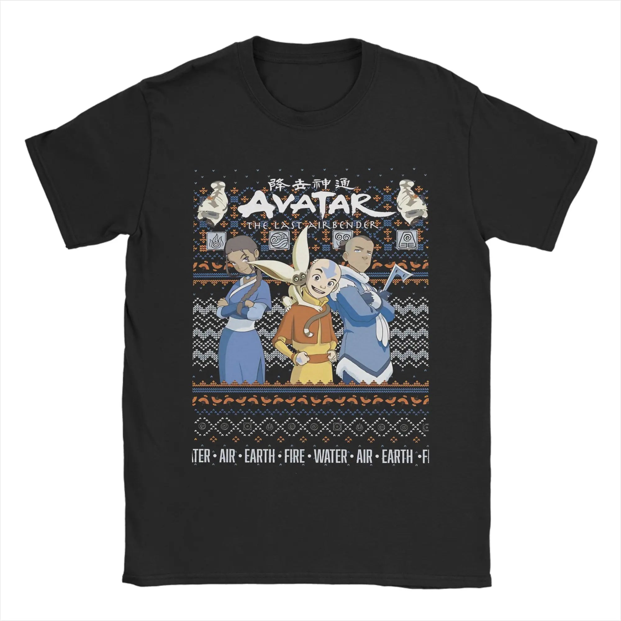 Vintage T Shirt Avatar- The Last Airbender Toph Beifong Earthbending Master Trending T-Shirts  for Man Short Sleeve Clothes