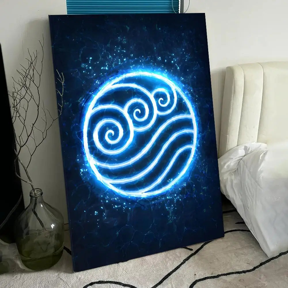 A-A-Avatar The Last Airbender Poster HD Anime Hot Theme Singer/OST/Movie-Waterproof Self-Stick Home Decor