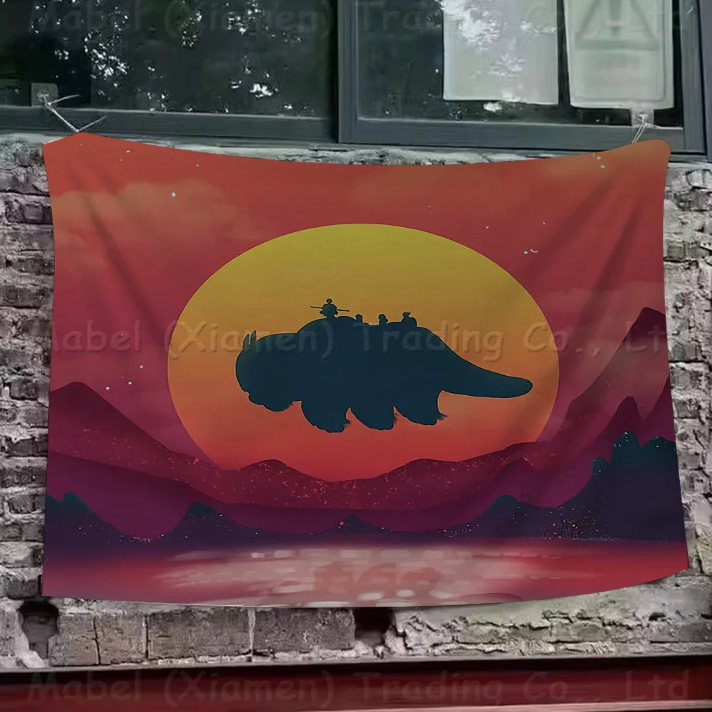 Avatar The Last Airbender Retro Flags Multiple Choice Living Studio Booth Interior Decoration Banner