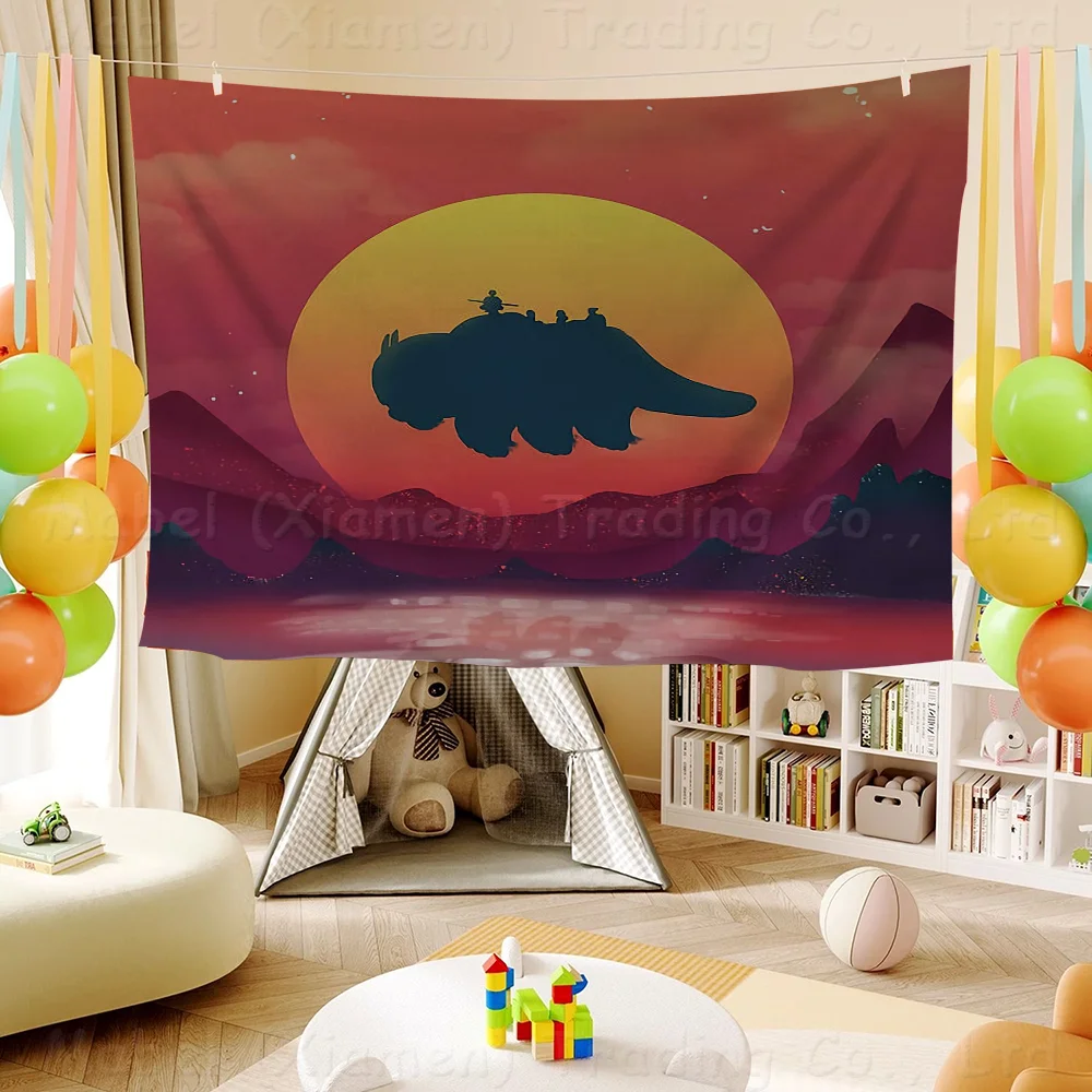 Avatar The Last Airbender Retro Flags Multiple Choice Living Studio Booth Interior Decoration Banner
