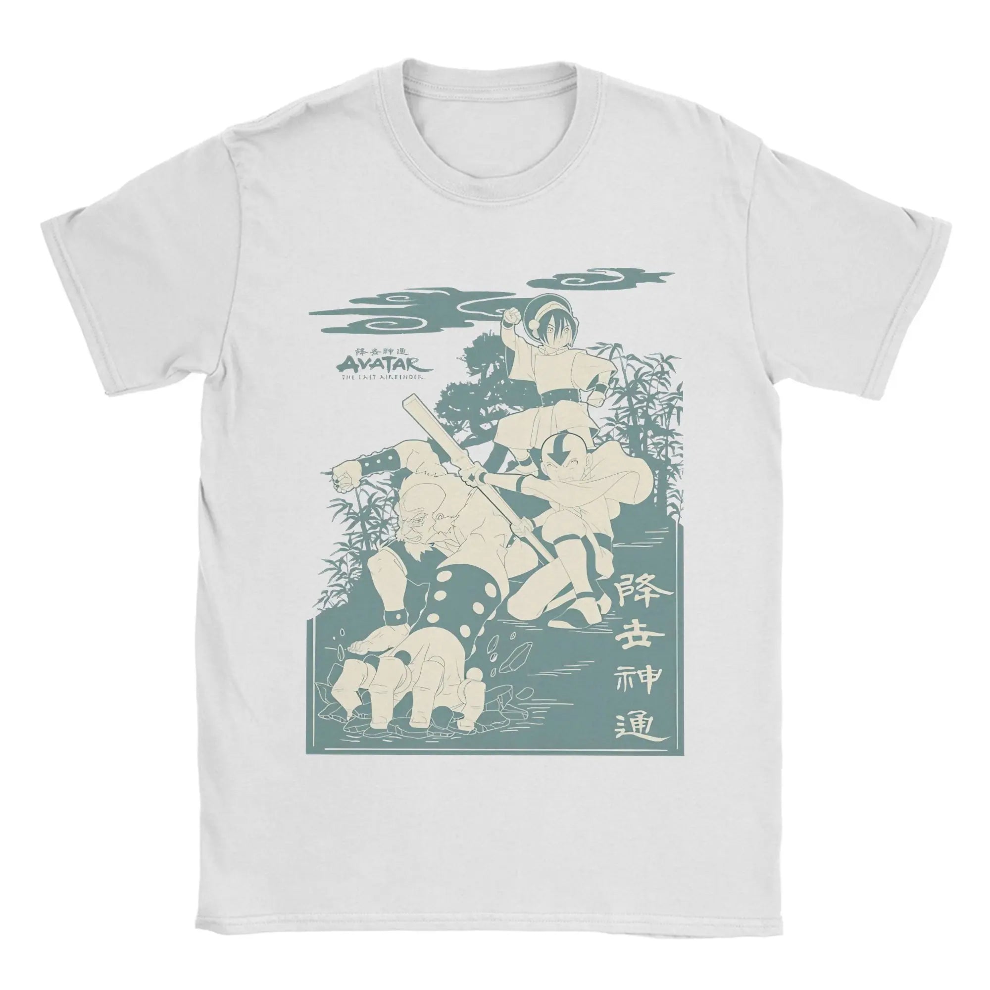 Vintage T Shirt Avatar- The Last Airbender Toph Beifong Earthbending Master Trending T-Shirts  for Man Short Sleeve Clothes