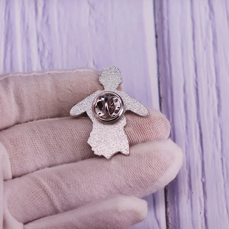 Avatar Aang Enamel Pin Glitter Marking Brooch Anime Collection Badge Fashion Decoration Jewelry