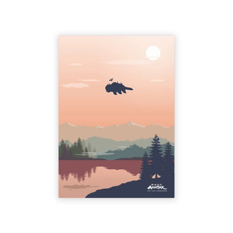 Avatar The Last Airbender Poster Avatar Wall Art Canvas Painting Minimalist Art Poster Wall Picture Living Room Bedroom Decor