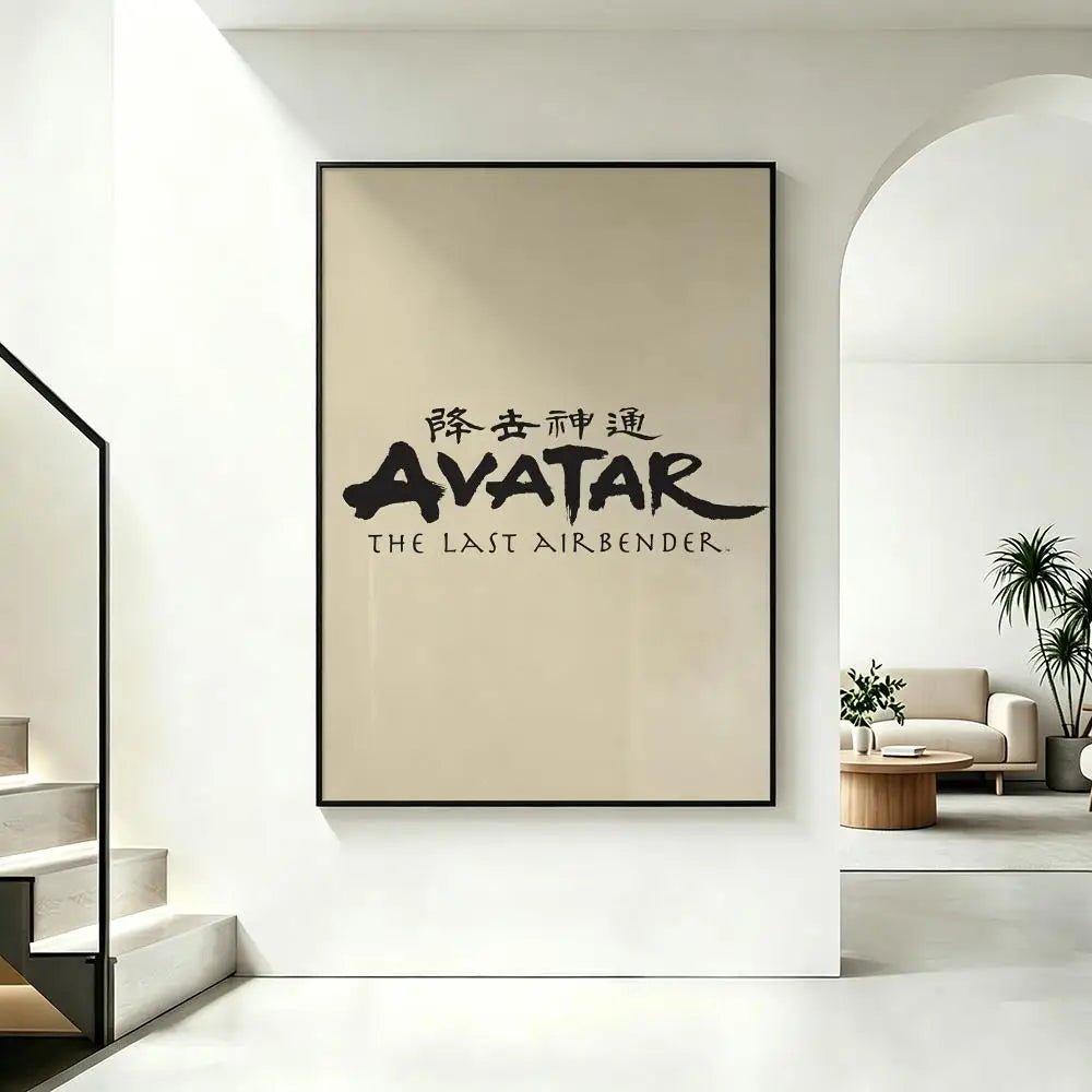 Cartoon A-Avatar Last A-Airbender Poster HD art, waterproof, sticky wall, home decoration (living room, bedroom, bar), aesthetic