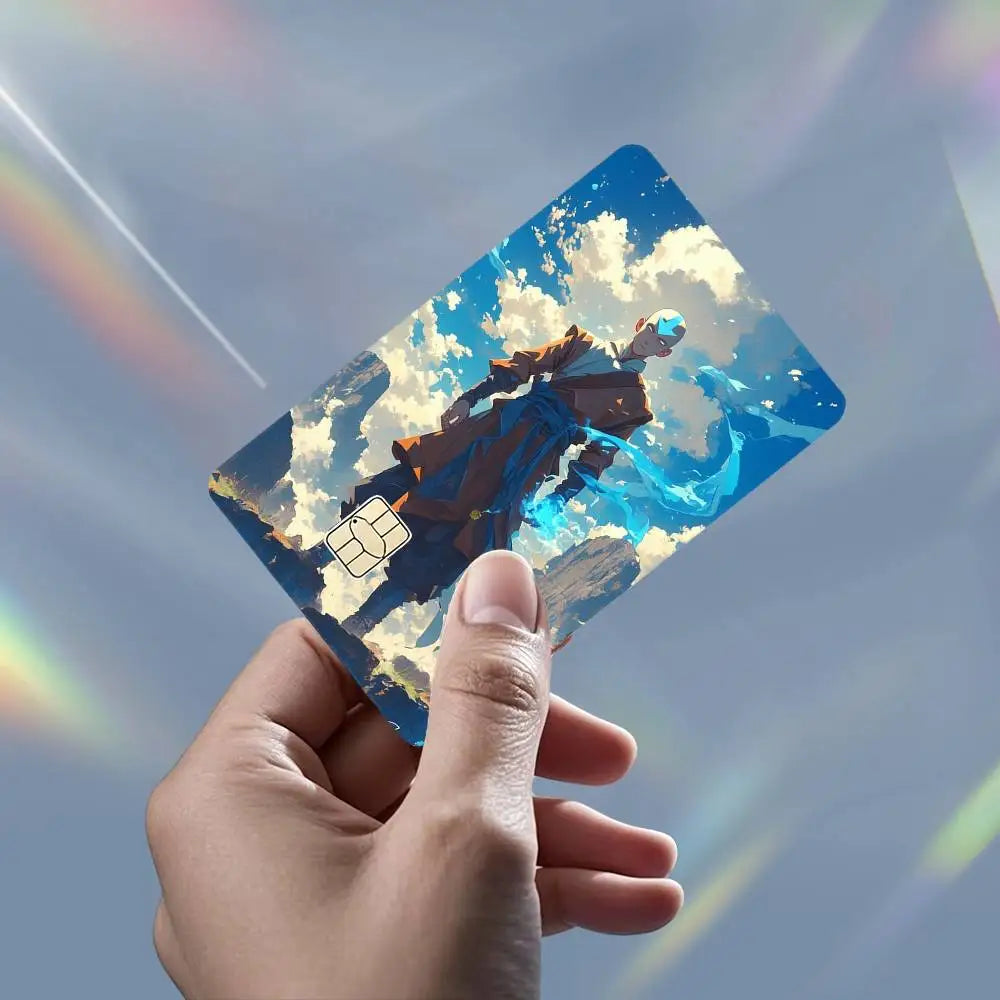Avatar The Last A-Airbender HD Waterproof Card Skins Protective Stickers for Credit Bank Game Cards