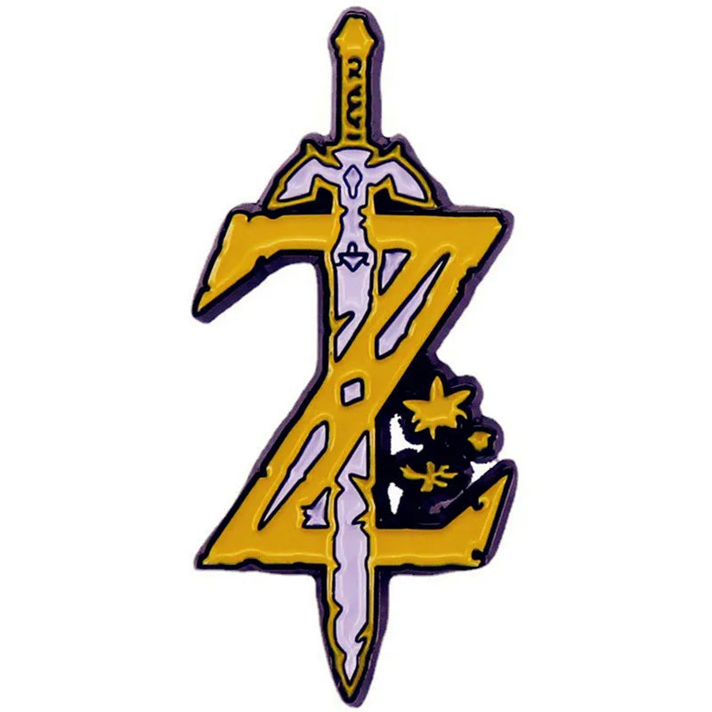 Zelda Tears of The Kingdom Enamel Pins Anime Cartoon Link Metal Brooch Badge Backpack Lapel Collar Pins Jewelry Accessory Gifts