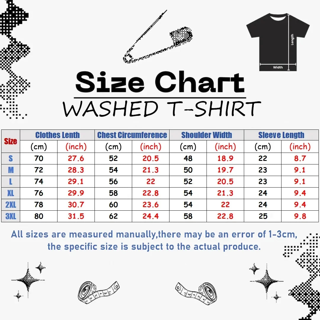 Avatar The Last Airbender Washed T-shirt 2026 New Model personality Clothes shirt Year round clothing Retro Fashion Vintage soft
