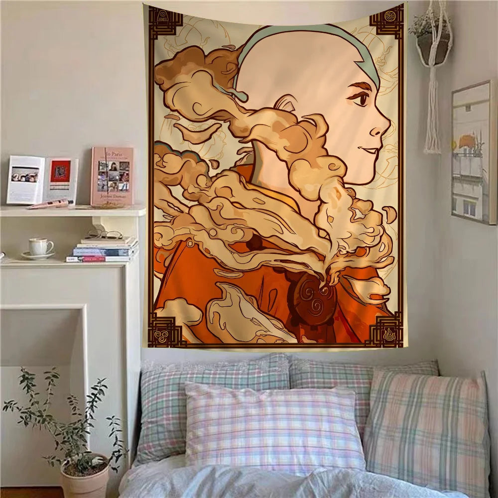 Avatar the Last Airbender DIY Wall Tapestry Hippie Flower Wall Carpets Dorm Decor Wall Art Decor
