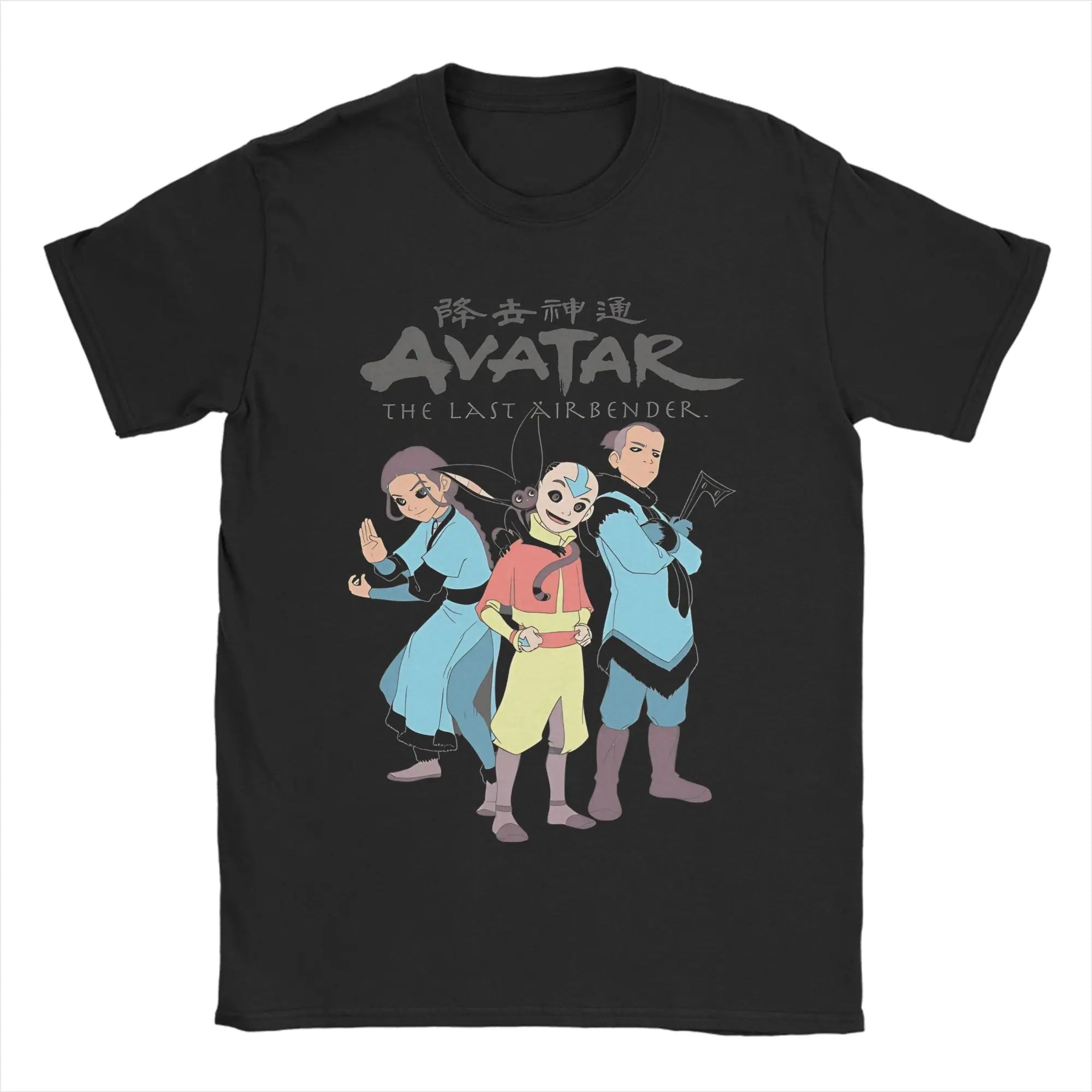 Vintage T Shirt Avatar- The Last Airbender Toph Beifong Earthbending Master Trending T-Shirts  for Man Short Sleeve Clothes