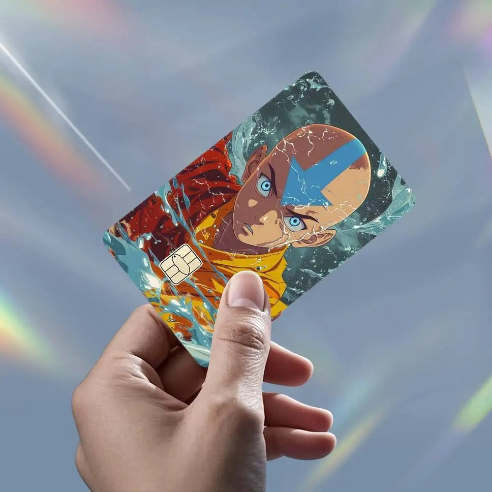 Avatar The Last A-Airbender HD Waterproof Card Skins Protective Stickers for Credit Bank Game Cards
